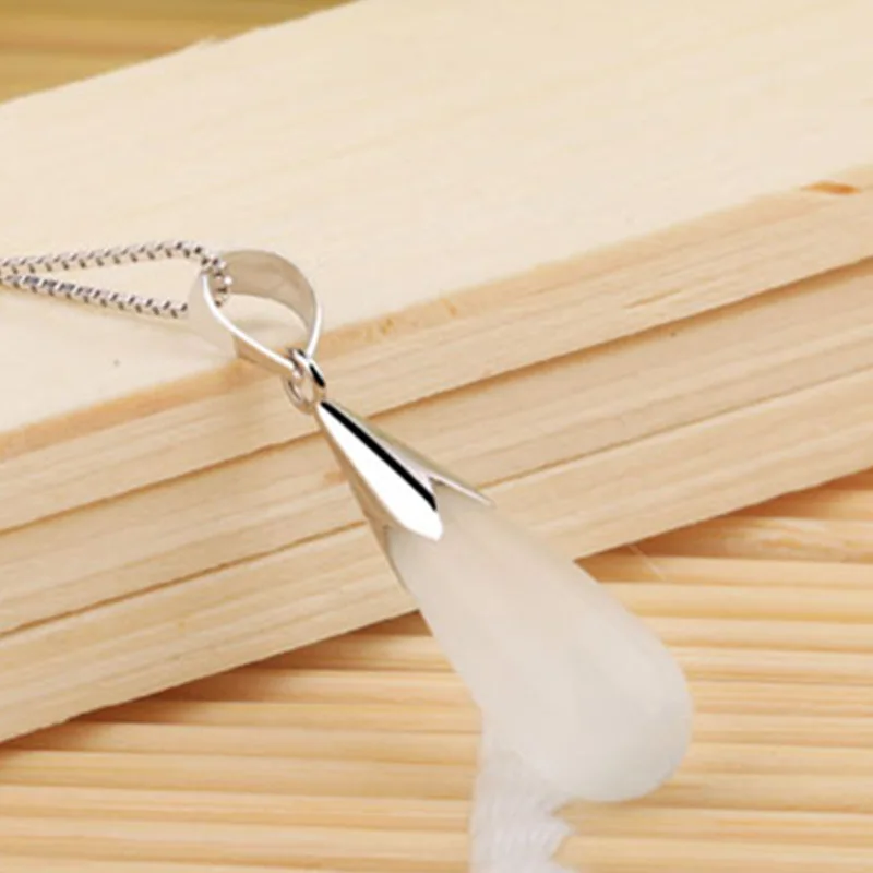 Чистый комплект ювелирных изделий YAAMELI простое белое розовое искусственное