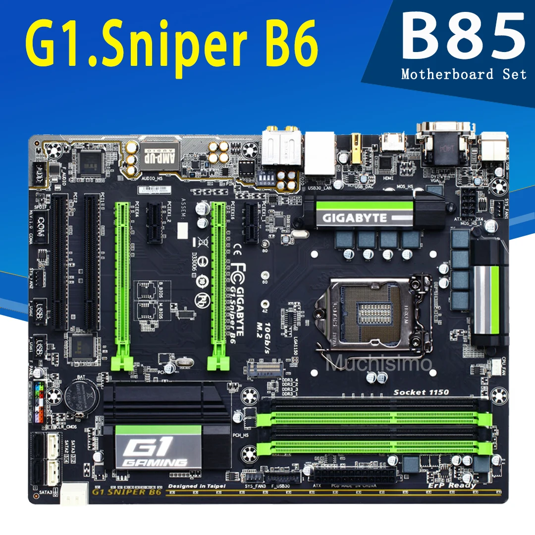 Kaufen LGA 1150 Gigabyte G1.Sniper B6 Motherboard Mit Intel Core I5 4460 Motherboard Set 3,2 GHz 4-Core DDR3 Intel B85 Mainboard Set