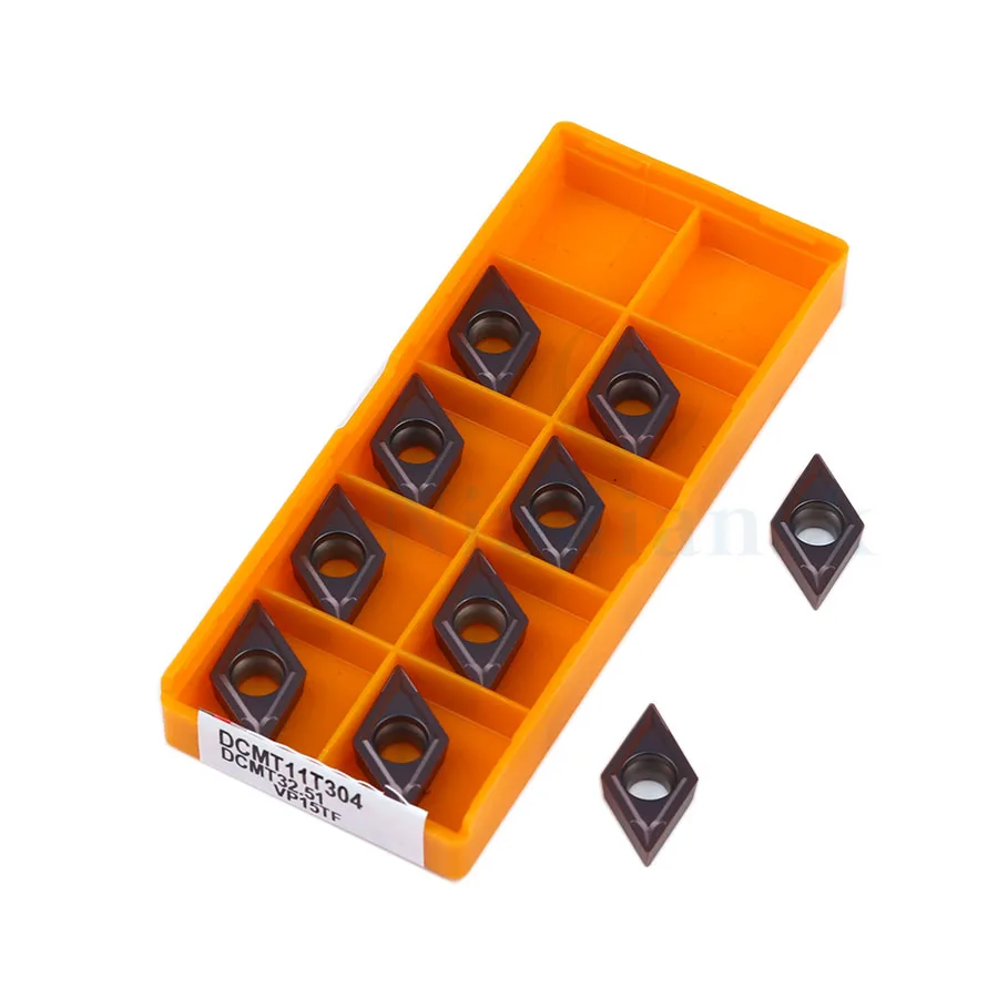 

DCMT11T304 VP15TF UE6020 US735 high quality Carbide Insert metal lathe tools DCMT 11T308 CNC lathe tools turning insert