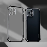 airbag plating phone case for oppo find x3 pro neo lite findx3 x3pro x3neo x3lite 5g funda shockproof soft clear thin back cover