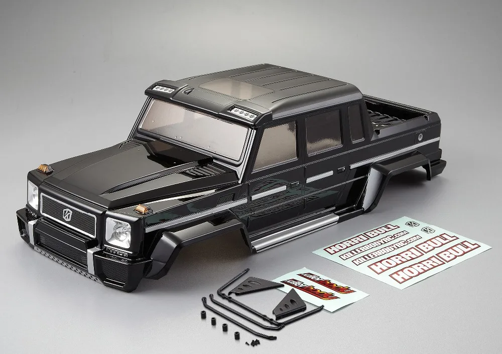 Killerbody 1:10 RC Гусеничный прозрачный/окрашенная версия автомобиля Horri-bull с колесной базой 313 подходит для осевого шасси