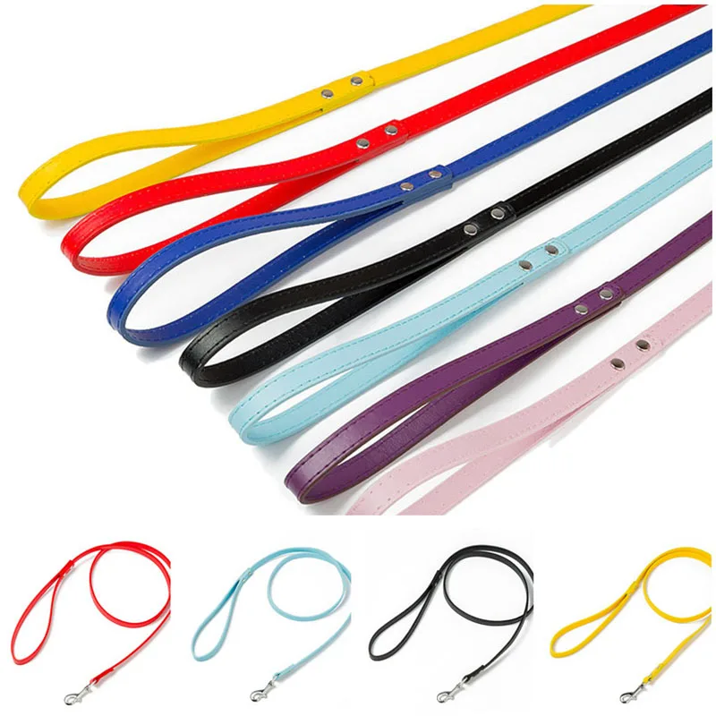 Поводок для кошек из искусственной кожи 4 фута прогулок и бега поводок маленьких