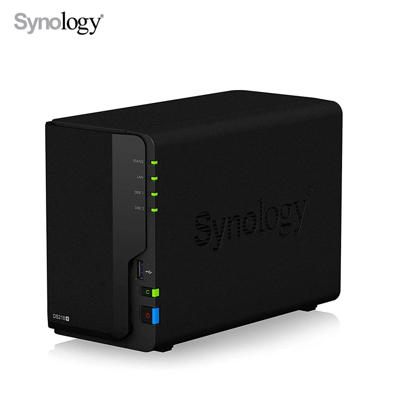 Дисковая станция Synology NAS DS218 + 2-bay бездисковый сервер nas nfs сетевое хранилище