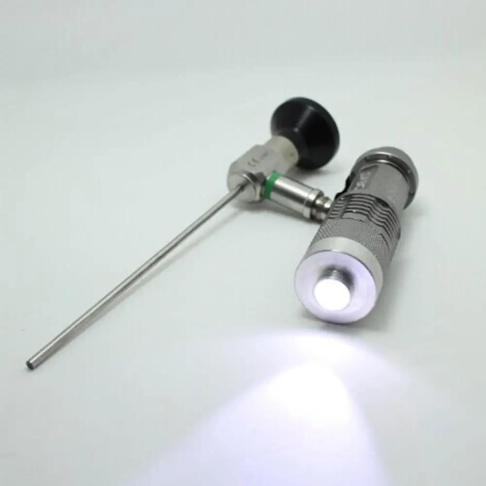 

4W Portable Handheld LED Cold Light Source Match Metal US Plug Fit For Endoscope