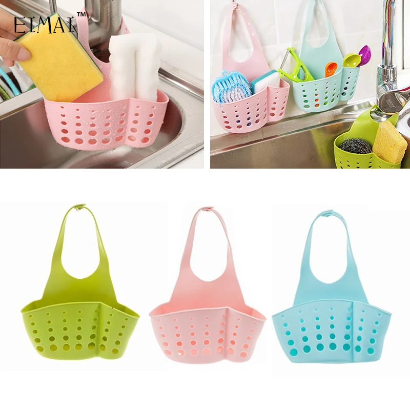 EIMAI Регулируемая портативная корзина для дома кухни висячая дренажная сумка