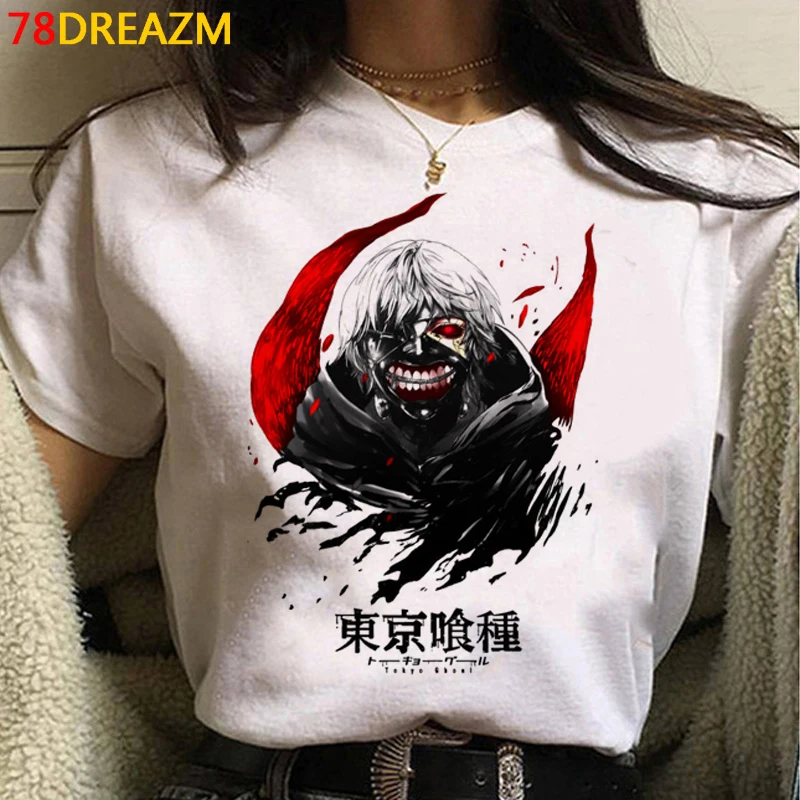 

Tokyo Ghoul tshirt male streetwear grunge plus size top tees harajuku