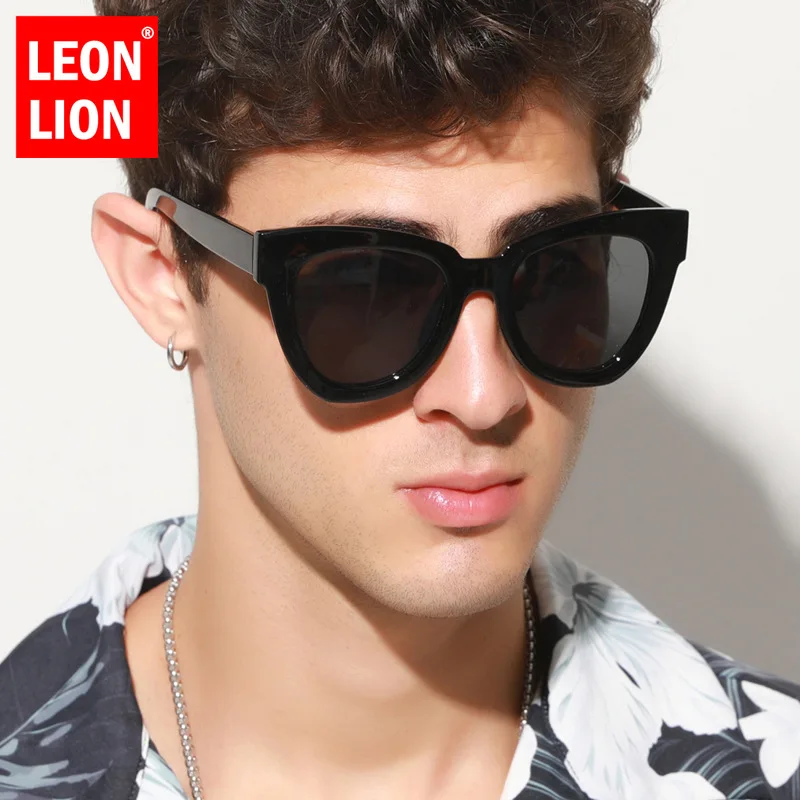 

LeonLion 2021 Cateye Sunglasses Men High Quality Retro Sun Glasses Men/Women Brand Designer Eyeglasses Women Oculos De Sol Gafas
