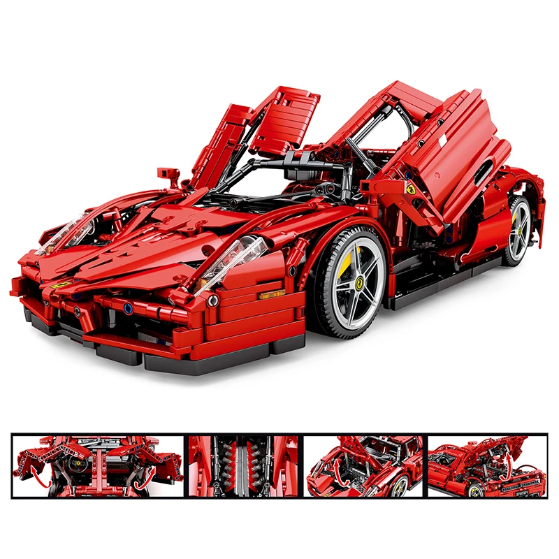 RC 2615 шт Ferraried Enzo спортивный автомобиль 1:10 модель строительные блоки Развивающие