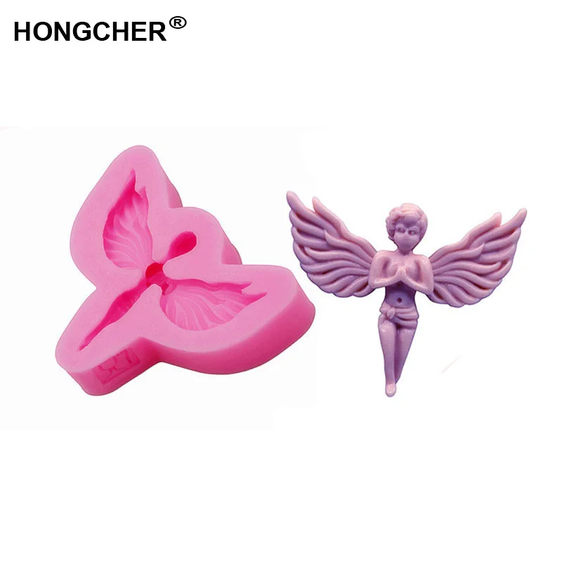 Силиконовая форма ангельские крылья для маленькой девочки шоколада аксессуары