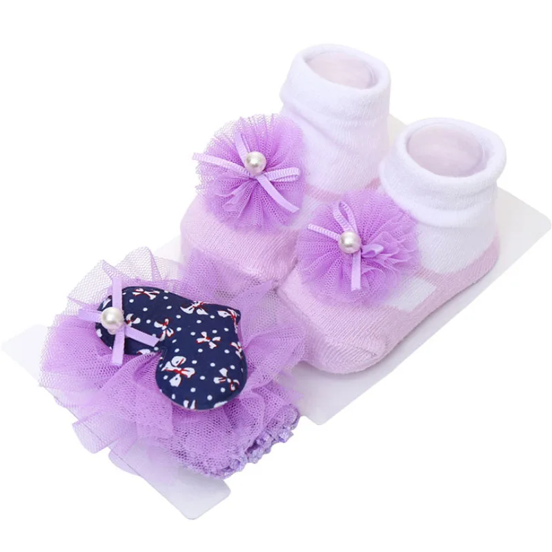 Носки для маленьких девочек носки новорожденных кружевные принцессы с оборками