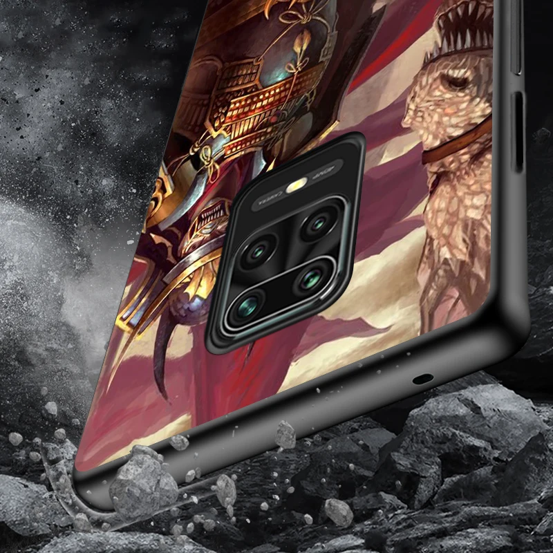 

Anime Samurai ninja For Xiaomi Redmi Note10 10S 9T 9S 9 8T 8 7 6 5A 5 4 4X Prime Pro Max Black Phone Case