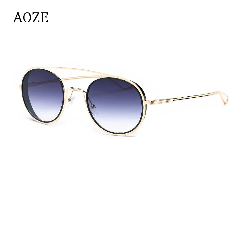 

2020cool fashion systempunk style round metal sunglasses vintage gradient design brand sunglasses sunglasses gafas de sol hombre