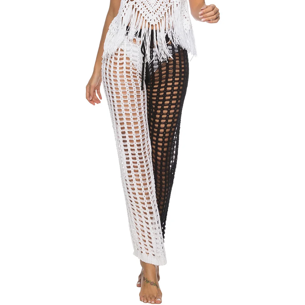 Широкие сексуальные купальники вязаные крючком пляжные высокая талия Клубные