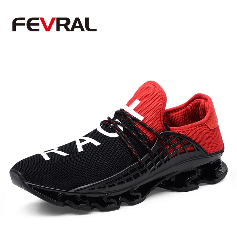 Кроссовки FEVRAL Мужские дышащие Повседневная Удобная Обувь На Шнуровке для спорта