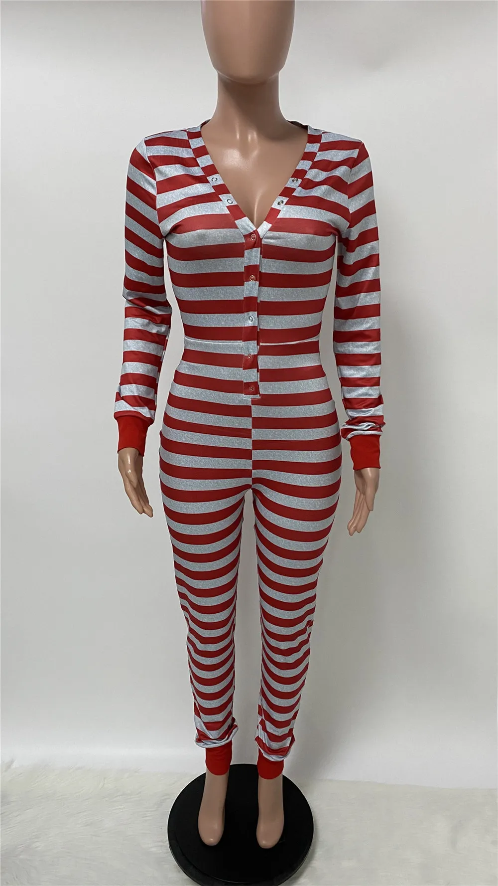 

Women Pajama Butt Flap Onesie Rompers Womens Jumpsuit Long Sleeve Homewear One Piece Outfits Casual Female Overalls Sleepwear
