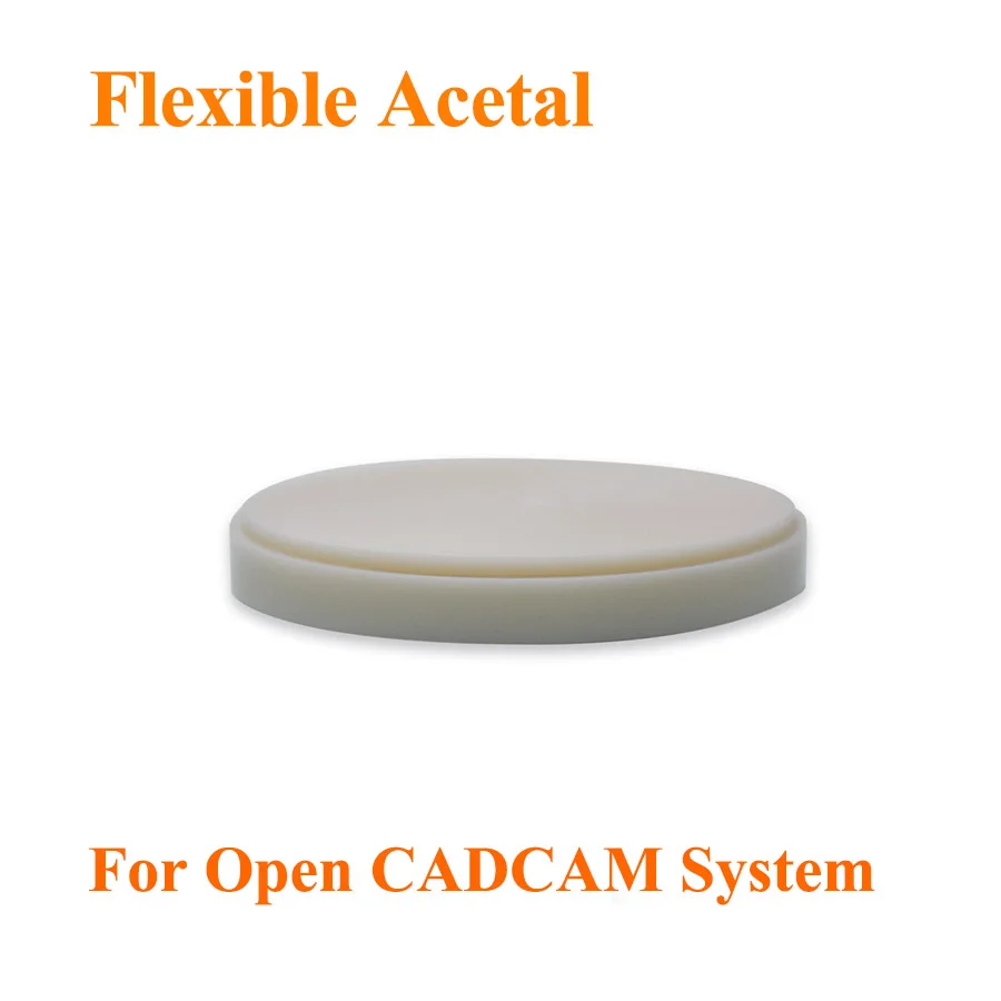 3 Pieces 98x16mm Acetal Disc / Dental Flexible Resin for Open CAD CAM System |