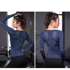 Бесшовная женская футболка, удобная спортивная одежда, дышащая быстросохнущая спортивная одежда, Женские Простые Топы с длинным рукавом