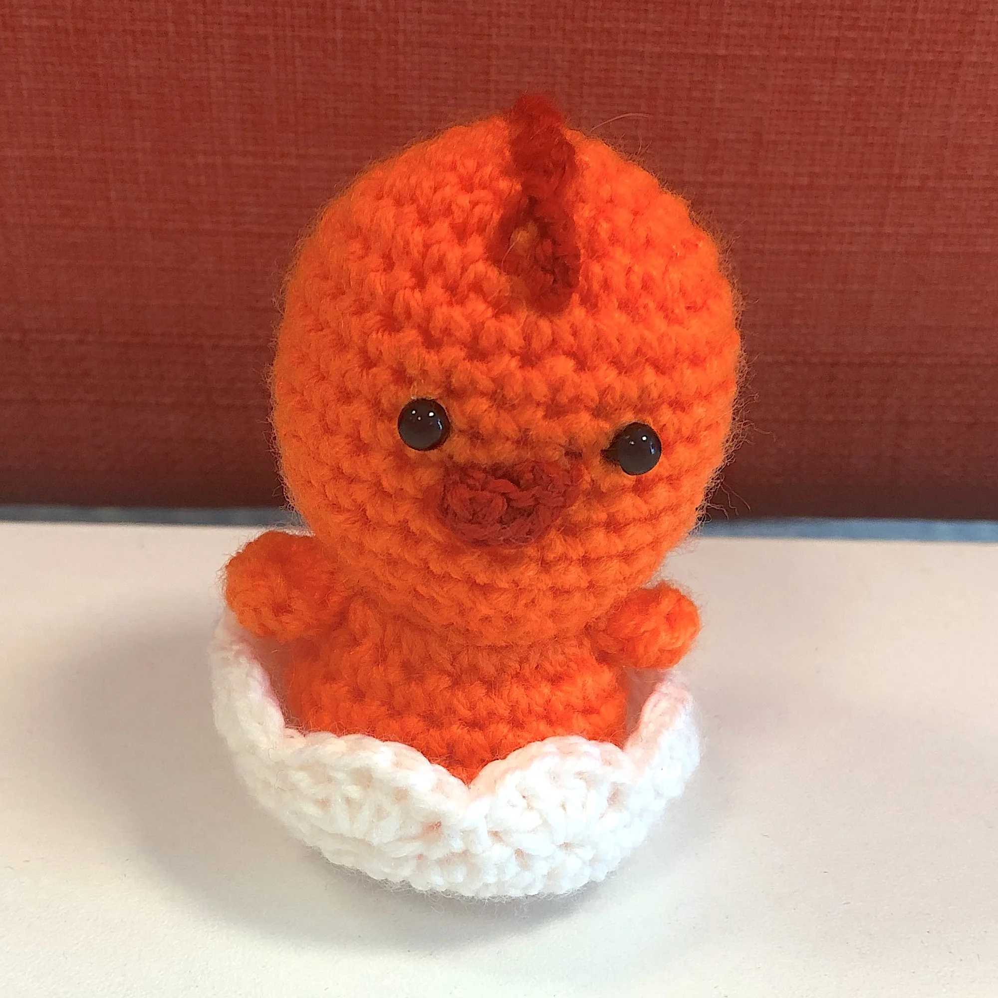 Игрушка Цыпленок Цыпа вязаный ручной работы Пасхальное украшение | Игрушки и