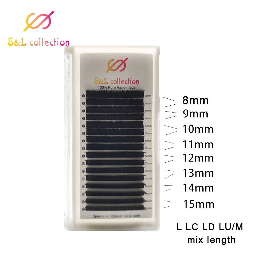 L/LC/LD/LU curl Mix L ресницы Curl для наращивания индивидуальные мягкие макияжа | Красота и