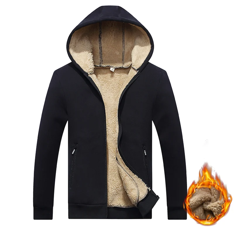 Зимние теплые флисовые толстовки мужские Брендовые повседневные свитшоты Новые