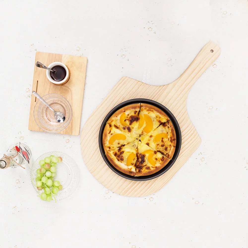 Доска из натурального дерева для приготовления пиццы колбасы лопатка выпечки