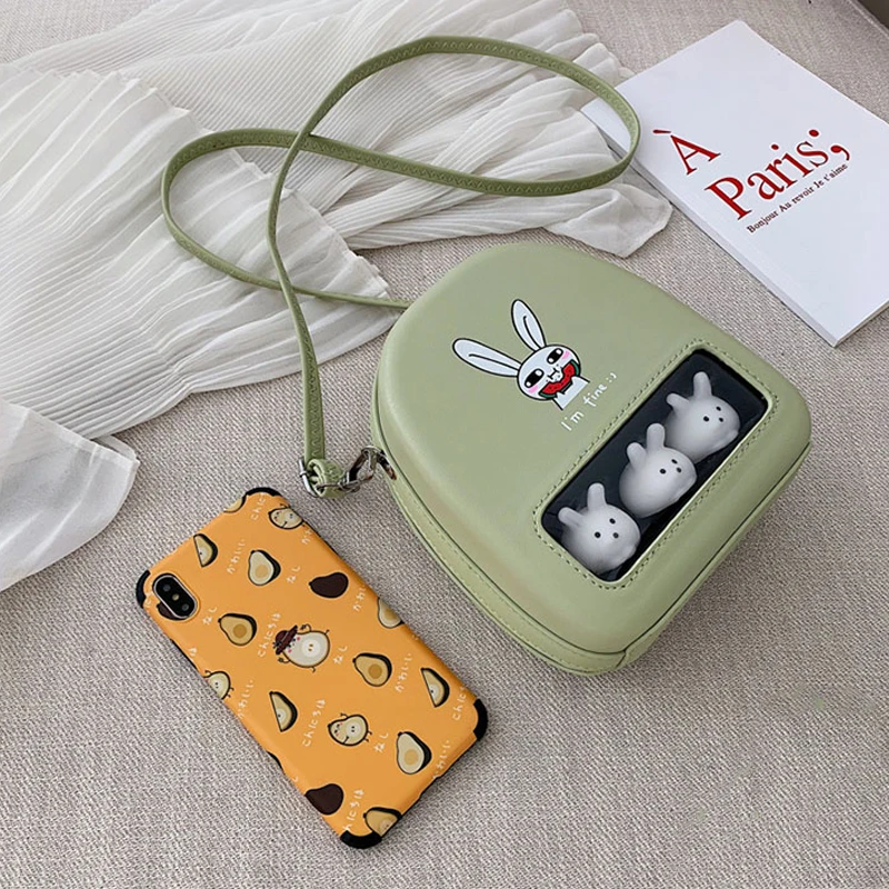 Милая Маленькая женская сумка 2019 новая волна модная мультяшная дикая через плечо