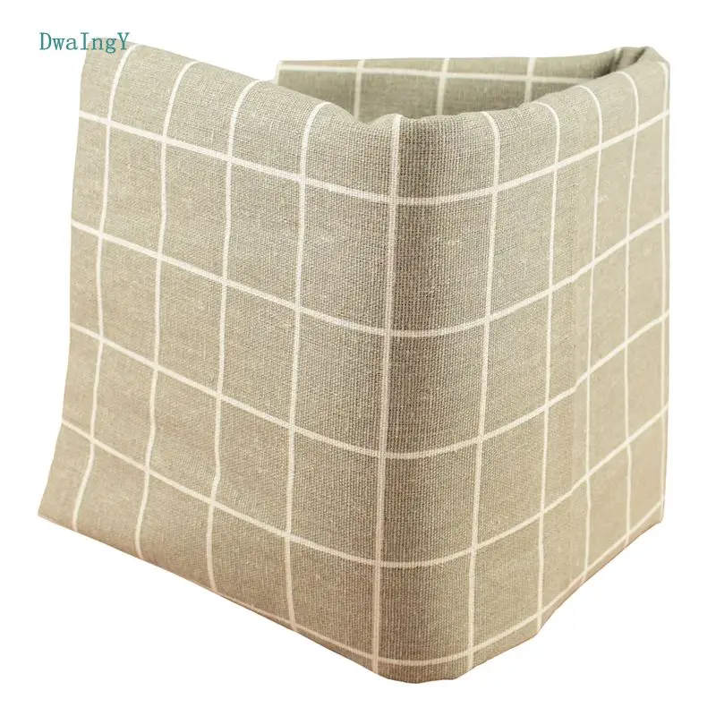 DwaIngY решетчатая печать хлопковая льняная ткань для лоскутного шитья DIY стеганое