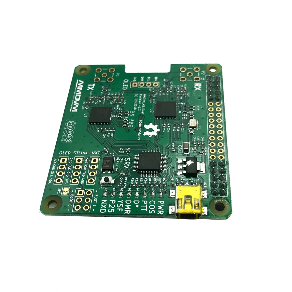 

New V1.3 MMDVM HS Dual Hat Duplex Hotspot Board and 2pcs Antenna Support P25 DMR YSF NXDN for Raspberry Pi