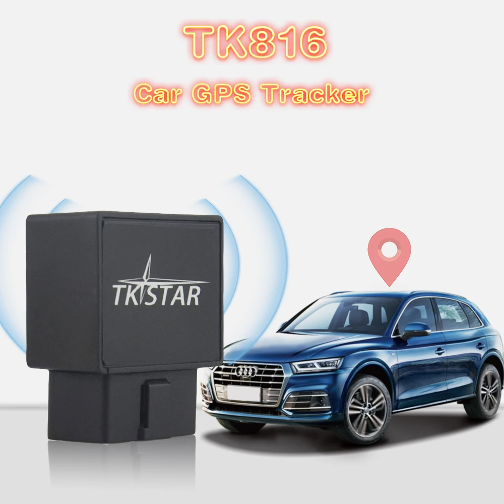 TK816 OBD gps трекер для устройства слежения автомобиля GPRS GSM в режиме реального
