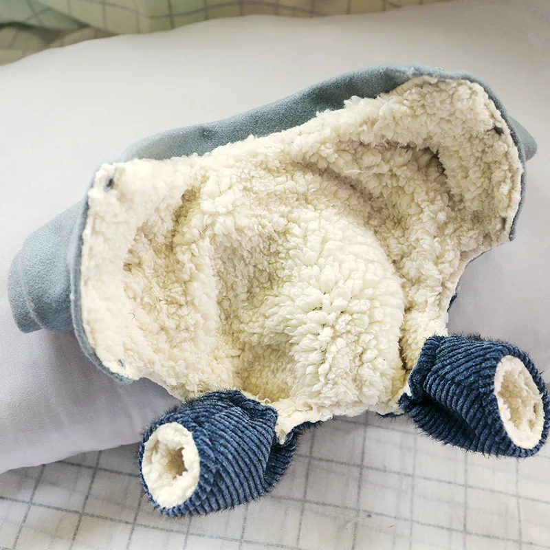 

Теплая одежда для собак, зимний наряд для домашних питомцев, утепленное пальто для собак, куртка, комбинезон, одежда для щенков, костюмы с из...