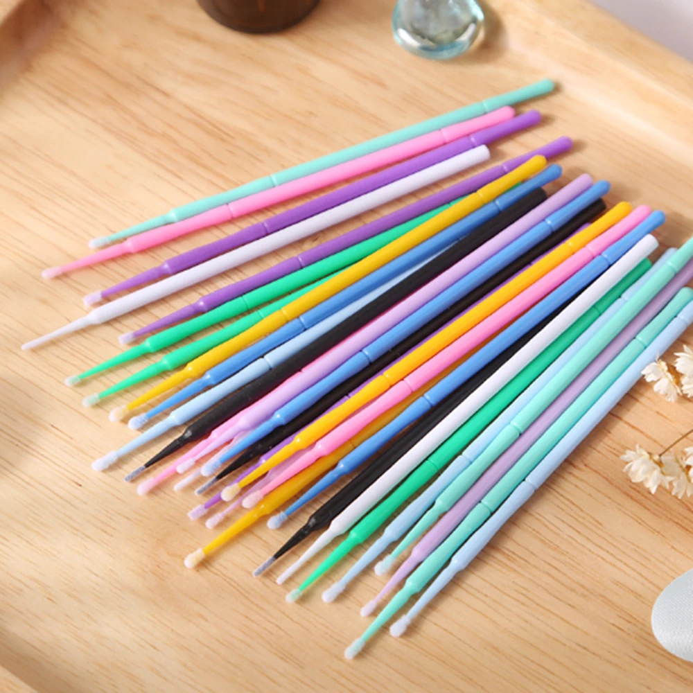 

100 шт., одноразовые аппликаторы для туши для ресниц