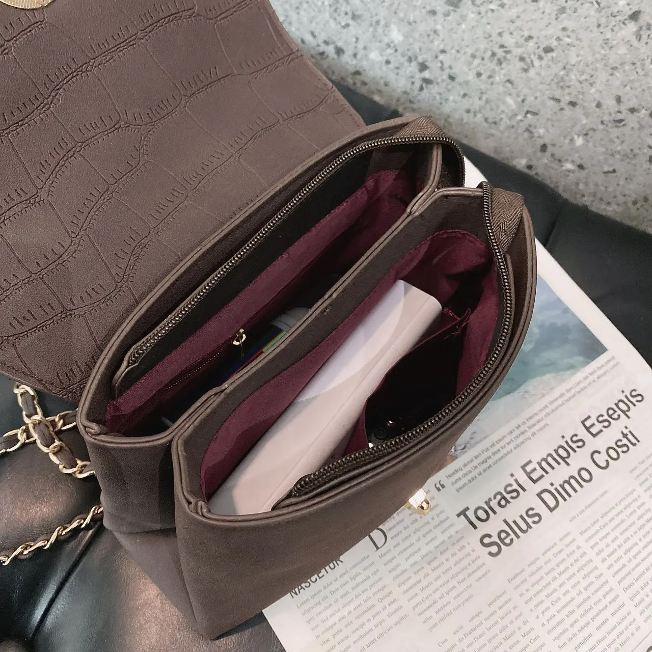 

PU Shoulder Bag Luxury Handbags Chain Women Bags Designer Version Luxury Wild Girls Small Crossbody Messenger Bag Bolsa Feminina