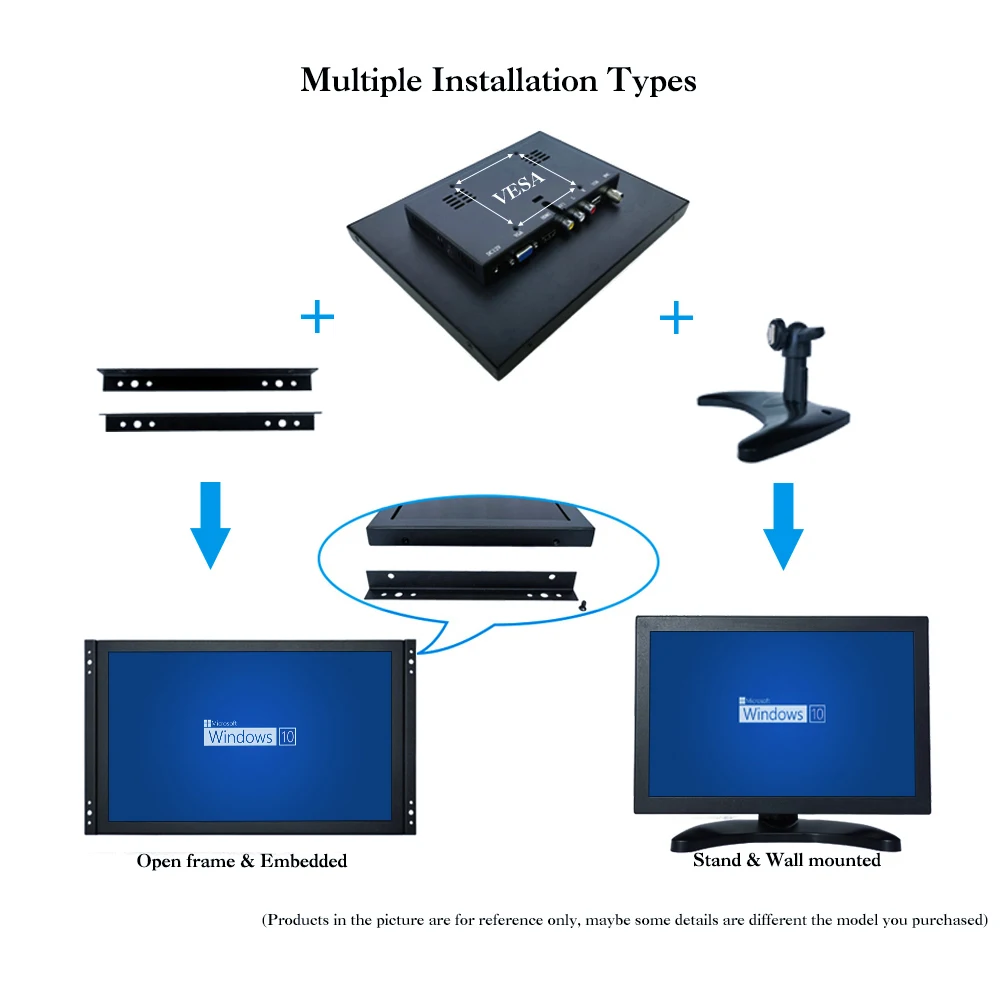 Фото ZK116TN-253/11.6" 12" inch Widescreen 1920x1080p IPS HDMI VGA Embedded Open Frame Built-in Speaker PC Monitor LCD Screen Dispaly - ZK116TN-253/11.6" 12" inch Widescreen 1920x1080p IPS HDMI VGA Embedded Open Frame Built-in Speaker PC Monitor LCD Screen Dispaly -