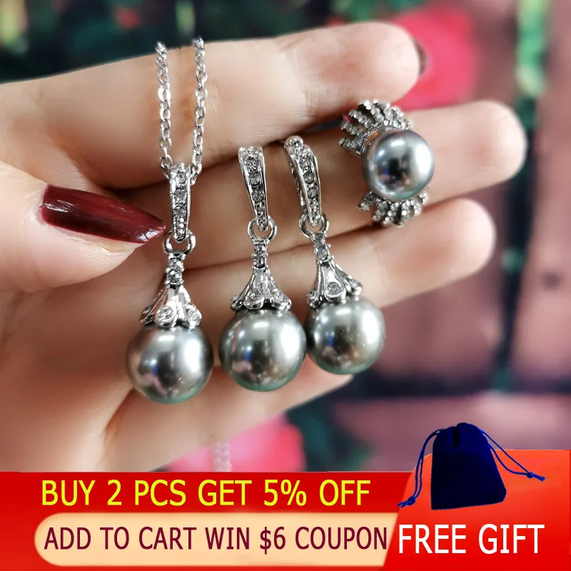 LEEKER 2020 горячая распродажа винтажный набор свадебных ювелирных изделий из