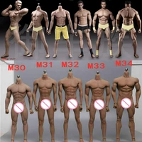 in stock tbl m30 m31 m32 m33 m34 m35 16 male suntan skin seamless muscular body super flexible action figure model