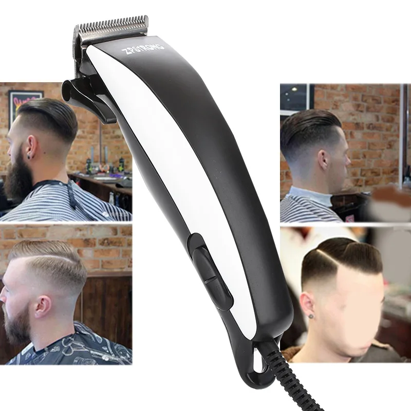 

Hair Trimming Tools Portable Stainless Steel Shaving Painless Barber Clippers Fashion Black Trimmers Hair Clippers