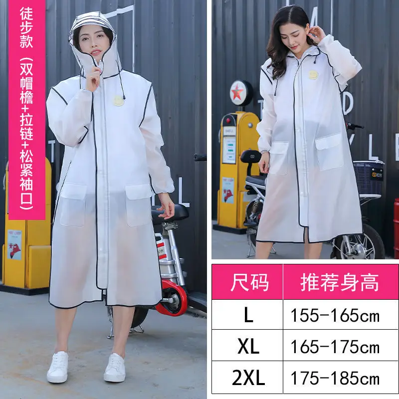 Женский дождевик с капюшоном плащ пончо для езды на велосипеде защитой от ветра