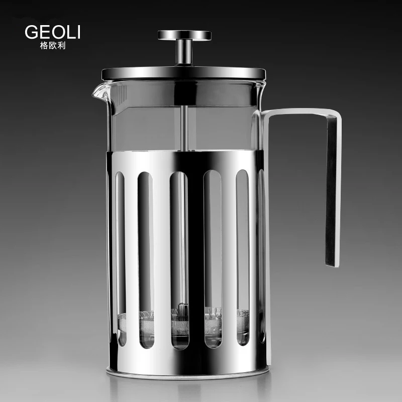 Фильтр для кофе во французском прессе чайник чайница Кофеварка из нержавеющей