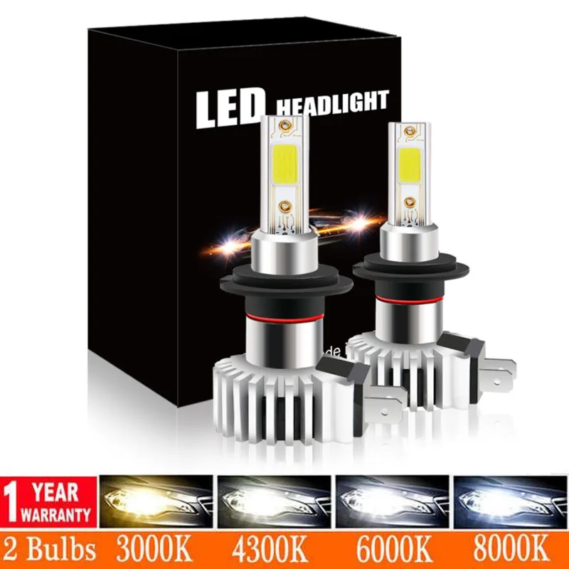 

Muxall 2pcs H7 H11 H8 H1 881 Turbo LED Car Fog Lights 80W 12000LM 3000K 6000K H3 9005 9006 Cooling Fan Led Headlight Bulbs Lamps