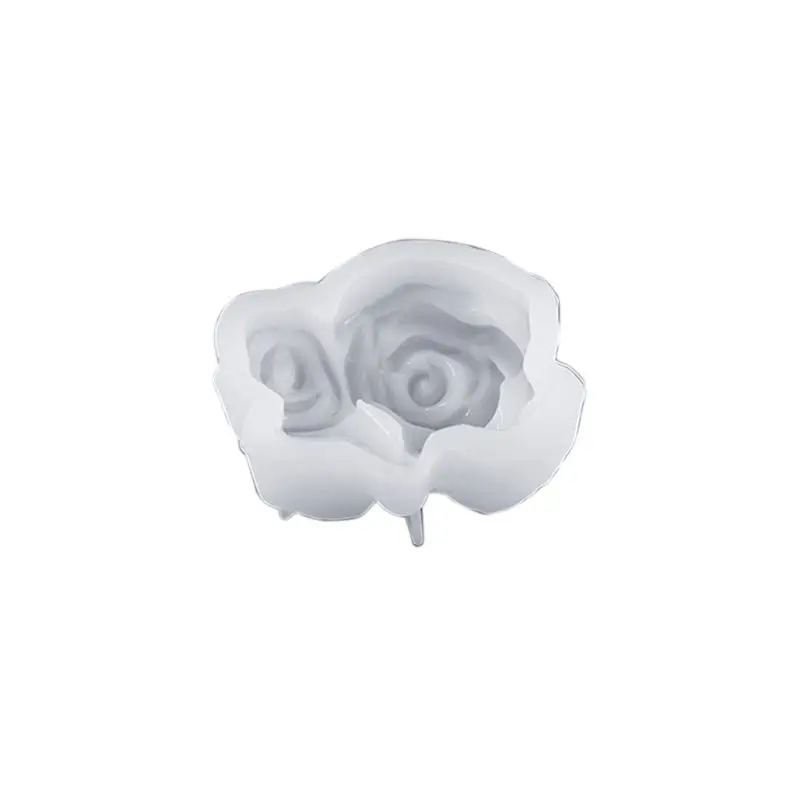 

DIY Jewelry Crystal Epoxy Mould Mirror Three-dimensional Flowers Bright Flower Silicone Mold Making Cake Fondant Handmade Crafts