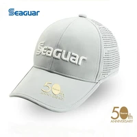 seaguar 2021 new fishing hats sun protection sunshade breathable fishing caps adjustable hot outdoor caps