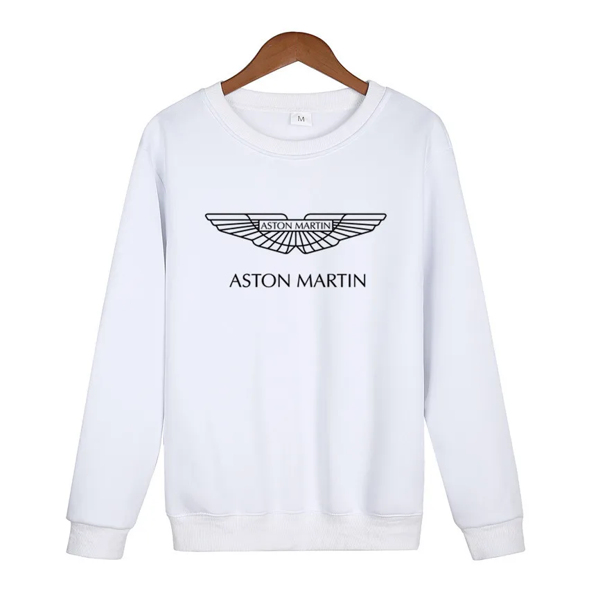 

Aston Martin 2021 Spring Autumn Fashion New Men's Women's Round Neck Hoodies Pure Cotton Casual All-Match Long-Sleeved T-Shirt