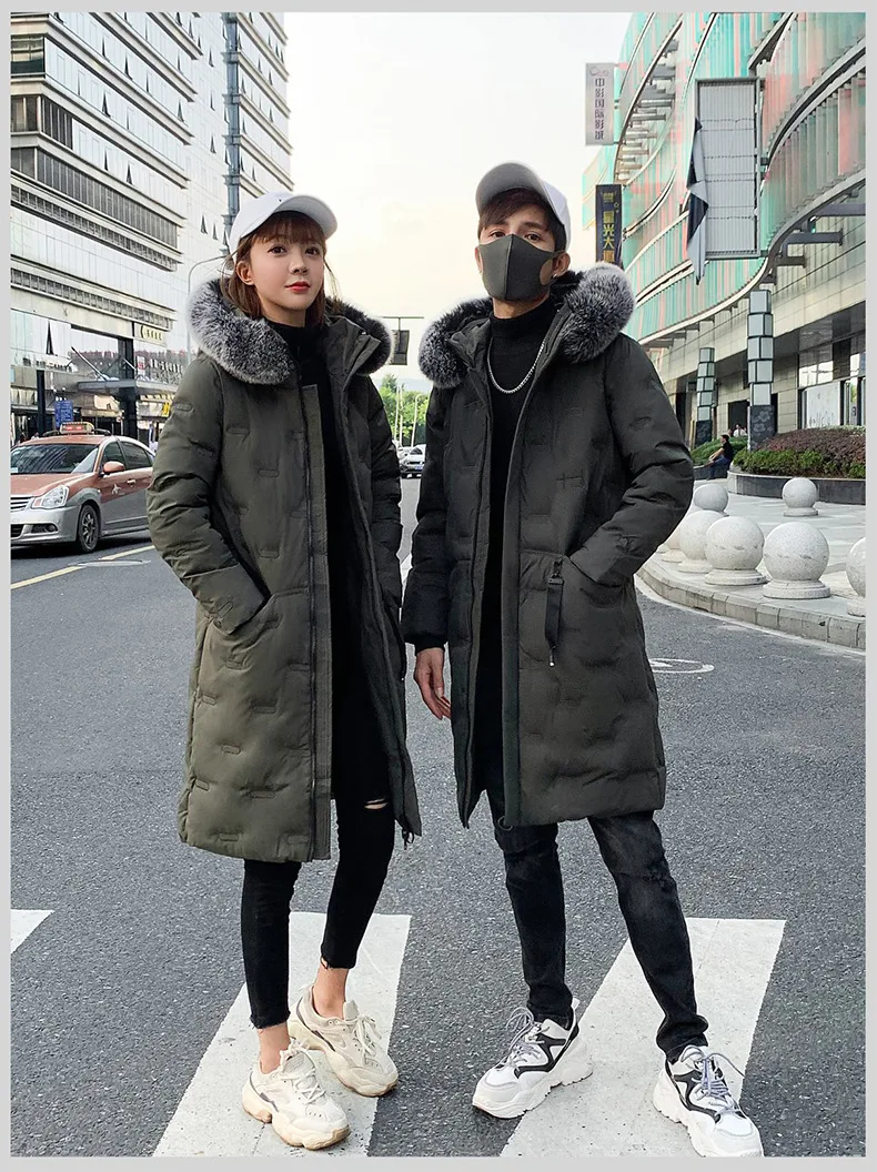 Cotton padded men's winter new Korean down cotton padded jacket couple fashion men's coat men clothes