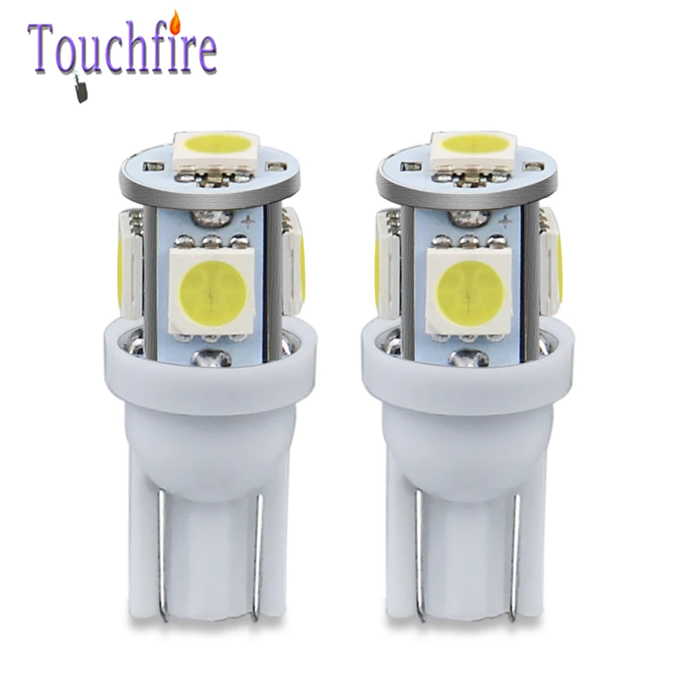 600 шт. автомобильные светодиодсветодиодный лампы T10 194 168 W5W 5050 5SMD|Сигнальная лампа|
