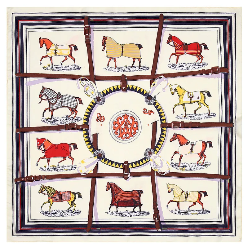 

2021 luxury brand women scarf fashion summer silk scarves square shawls for lady hair neck scarfs office Handkerchief foulard