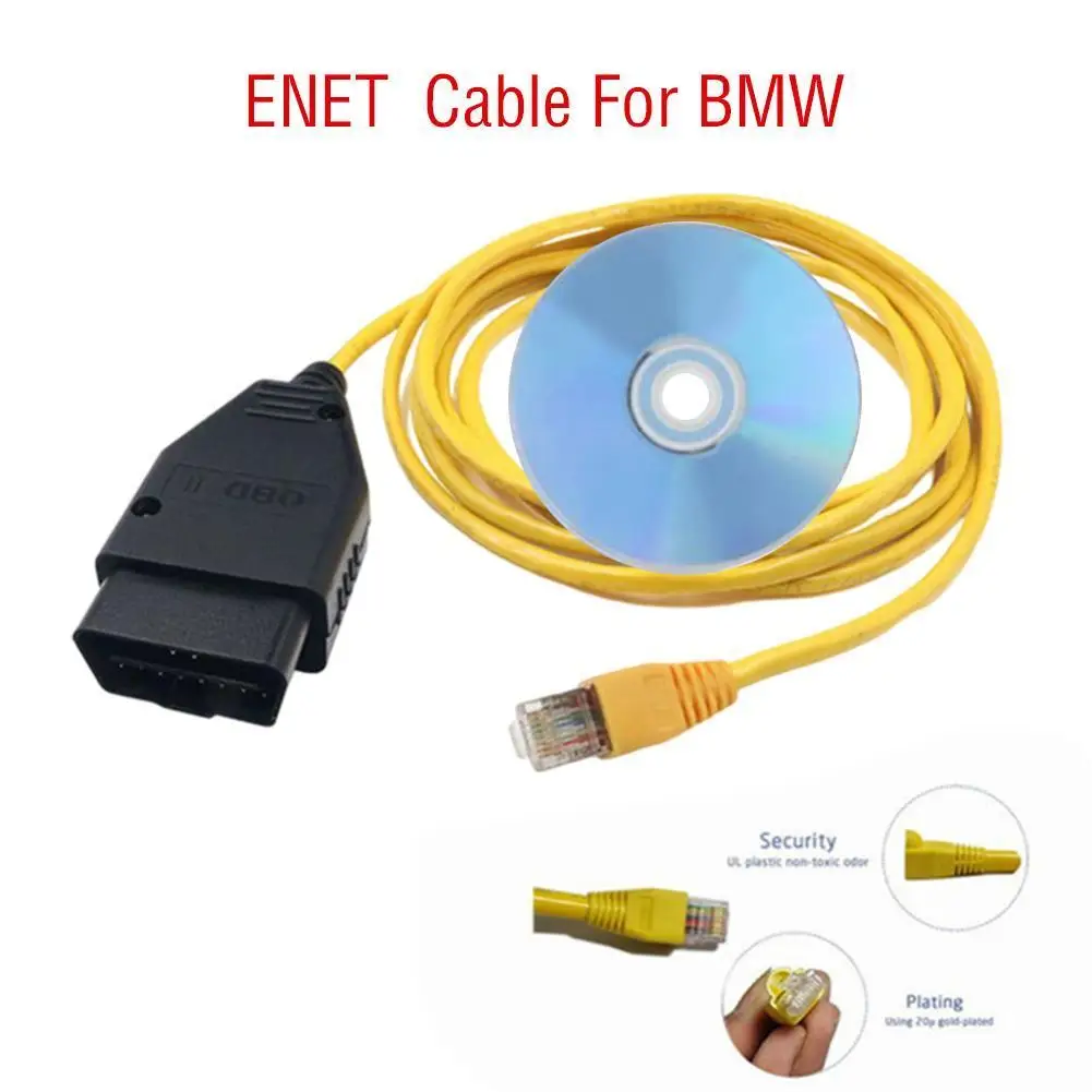 

Кабель E-SYS ENET для BMW серии F ICOM OBD2, диагностический кабель кодирования, Ethernet для ESYS Data OBDII, скрытый инструмент кодирования данных