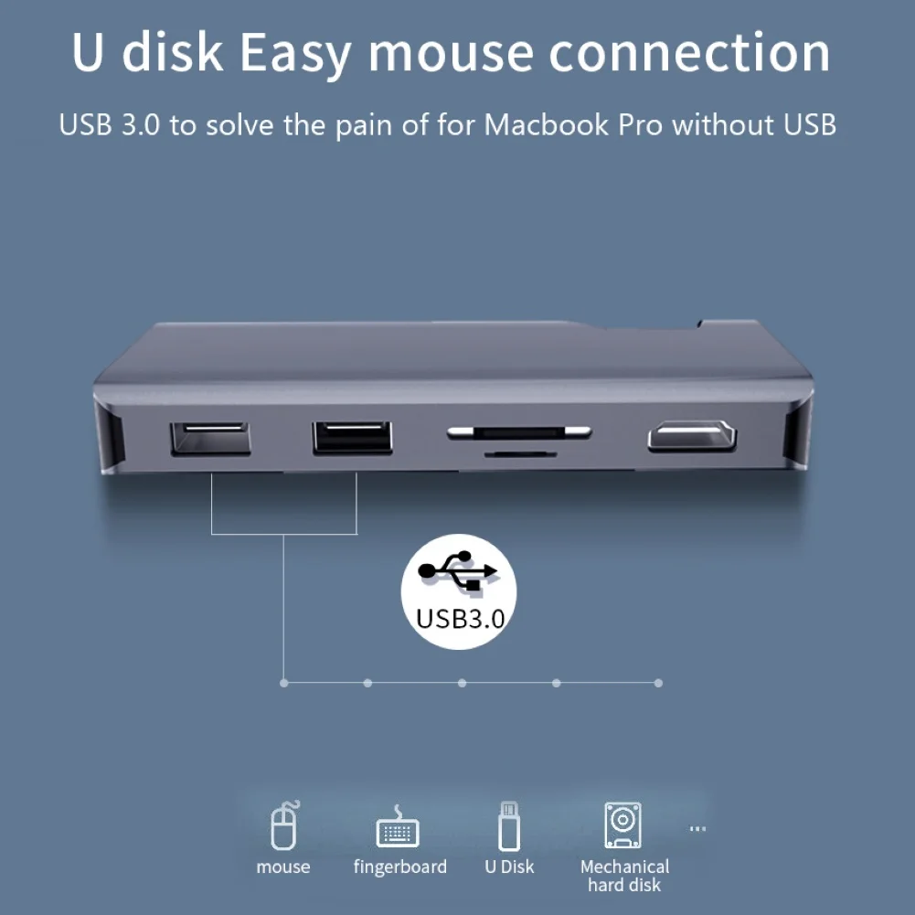 7 в 1 высокое скорость hub адаптер