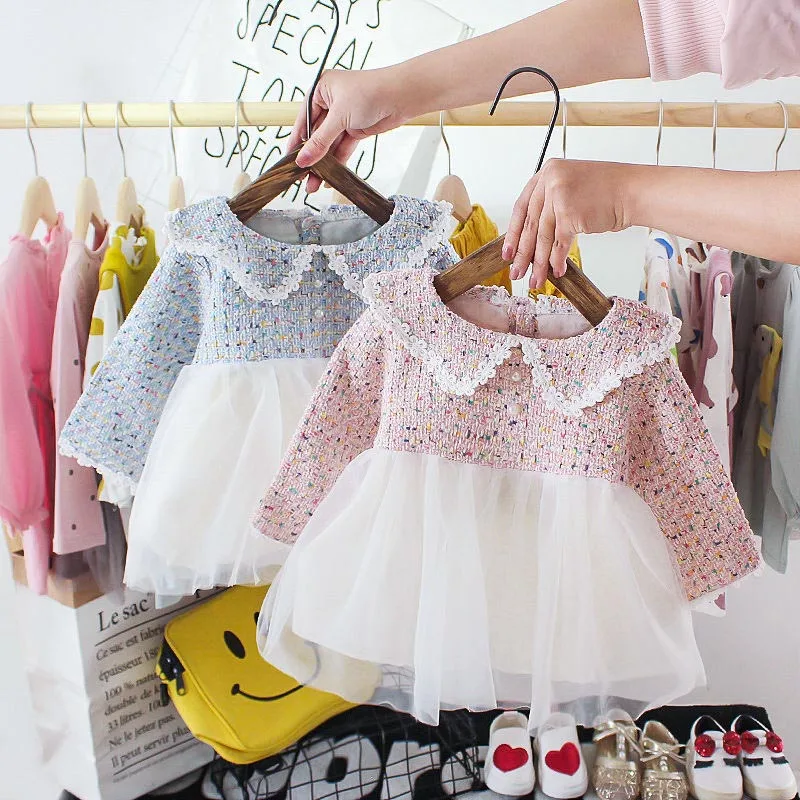 Брендовая одежда для девочек платье маленьких с суперзвездами вечерние платья