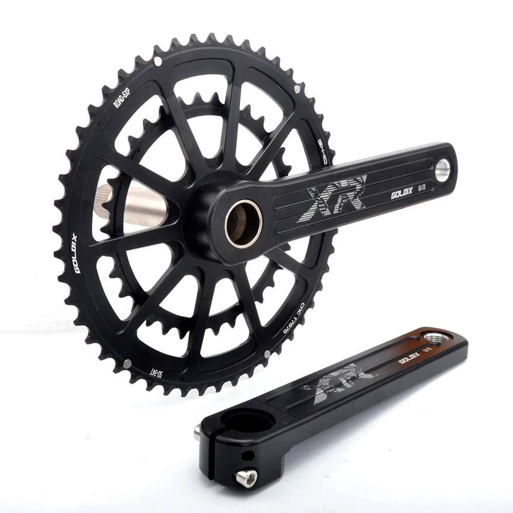 

GOLDIX 20/22S Bike Crankset Aluminum Alloy MTB Road Bicycle Crank 170/172.5/175mm Chainwheel 50-34T/53-39T For SHIMANO RAM GXP