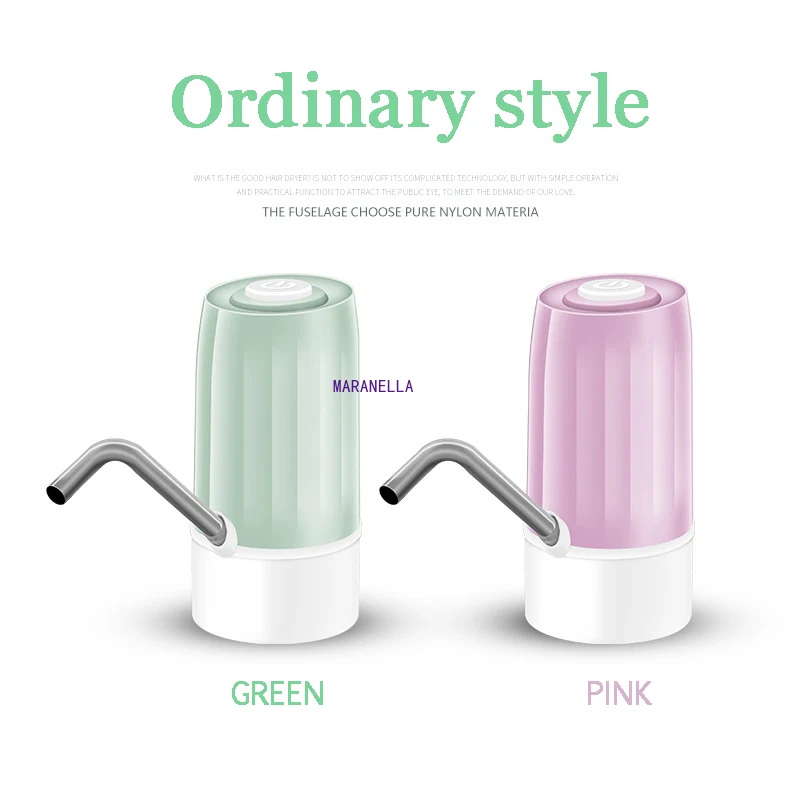 

Intelligent Automatic Electric Portable Water Pump Dispenser Gallon Drinking Bottle Switch Silent Charging Touch